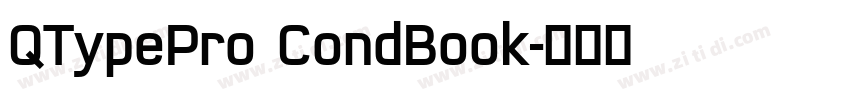 QTypePro CondBook字体转换